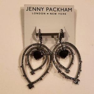 GORGEOUS!  NEW! Jenny Packham drama earrings